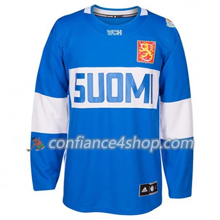 Adidas Maillot de Hockey Finlande Blank Coupe du monde de hockey sur glace 2016 Bleu Premier - Homme